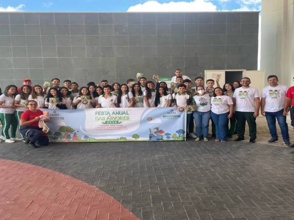 Secretaria de Meio Ambiente da Prefeitura de Jaguaruana participa da Festa Anual das Árvores 2024!
