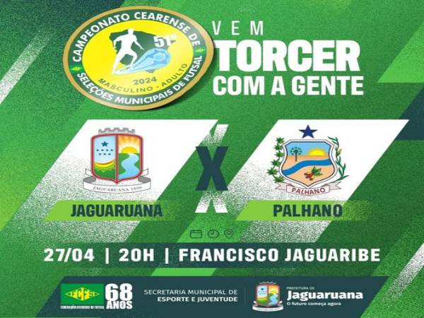 A bola vai rolar neste sábado no Campeonato Cearense de Seleções Municipais de Futsal!