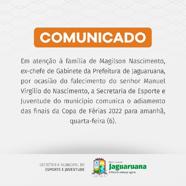 COMUNICADO - COPA DO MUNDO - Univiçosa