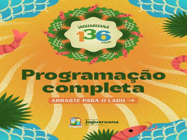 Jaguaruana celebra seus 136 anos de emancipação política com uma programação especial!